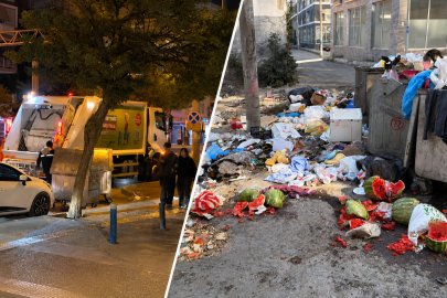 İZMİR'DE DEĞİŞİM HER SOKAĞA UĞRAMADI: ÇÖPLER YERLİ YERİNDE!