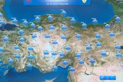 METEOROLOJİ’DEN KUVVETLİ YAĞIŞ UYARISI