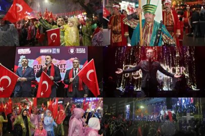 BURSALILAR CUMHURİYET BAYRAMI’NI COŞKUYLA KUTLADI