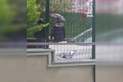 AVCILAR'DA OKUL ÖNÜNDE BEKÇİ VELİYİ AYAĞINDAN VURDU